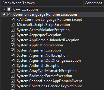 Exception Settings 3